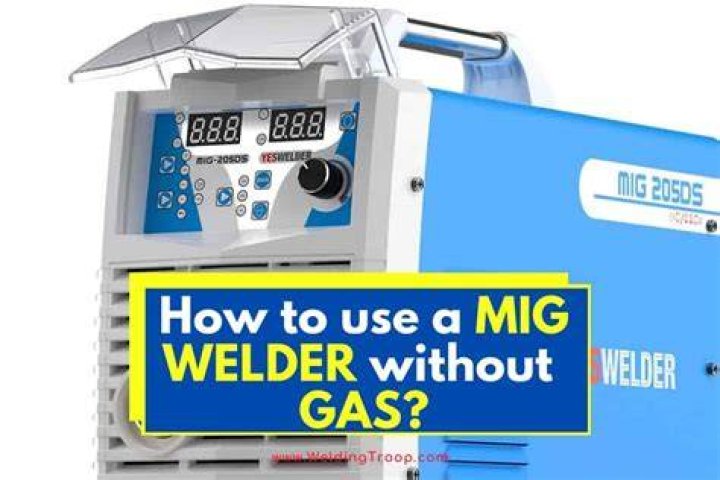 Can you MIG weld without gas?