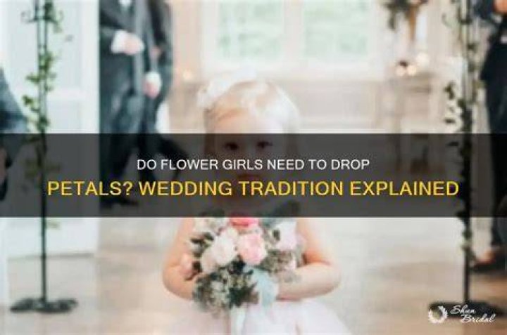 Do flower girls need to be at rehearsal?