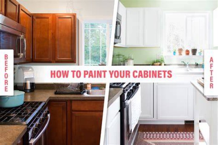 Do you have to strip paint before repainting cabinets?