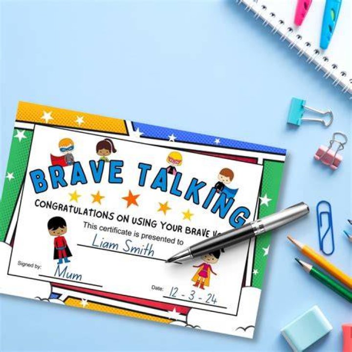 How can I be brave when talking?