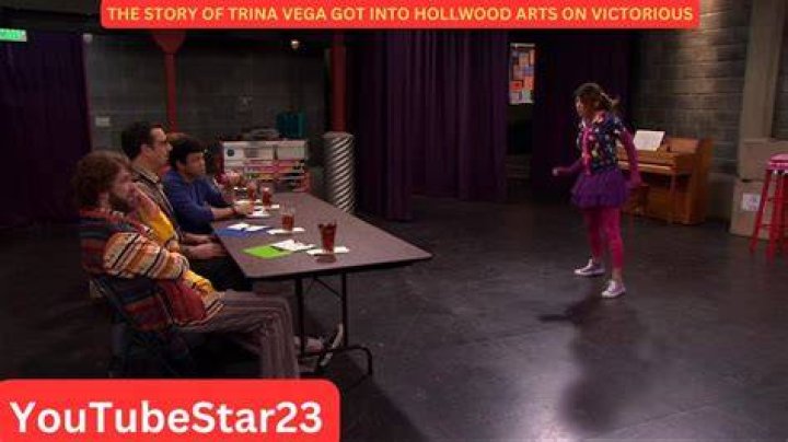 How did Trina get in Hollywood Arts?