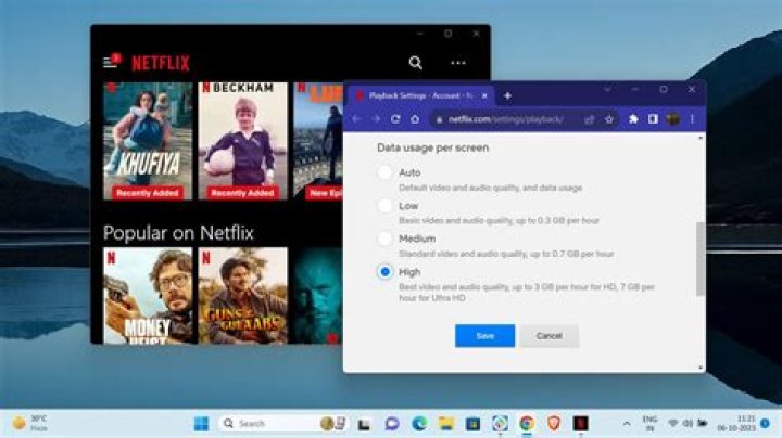 How do I know if Netflix is playing in 4K?