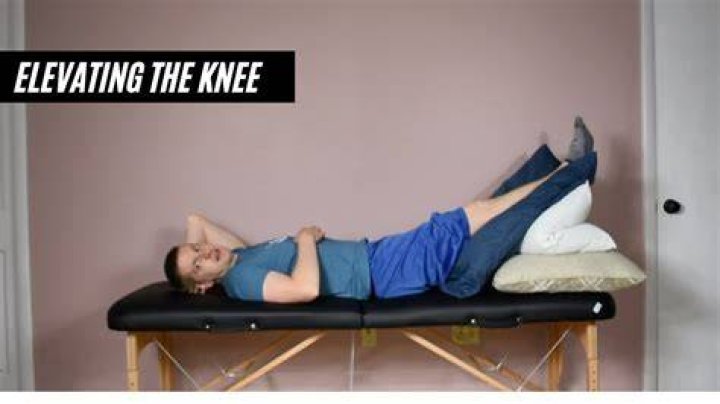 How long do you need to elevate leg after knee surgery?