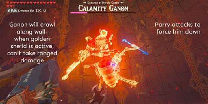 How many hearts does it take to fight Ganon Botw?