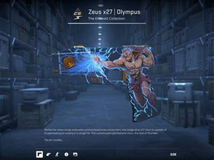 What color is Zeus skin?
