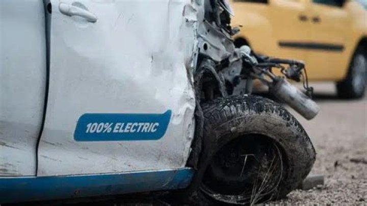 What happens when an electric car gets in a crash?